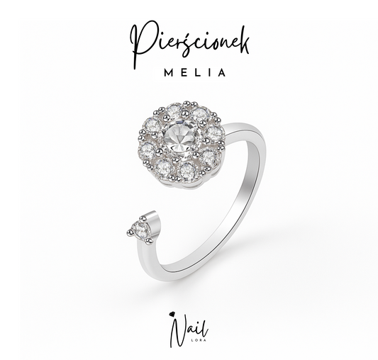 Pierścionek Melia (srebrny)