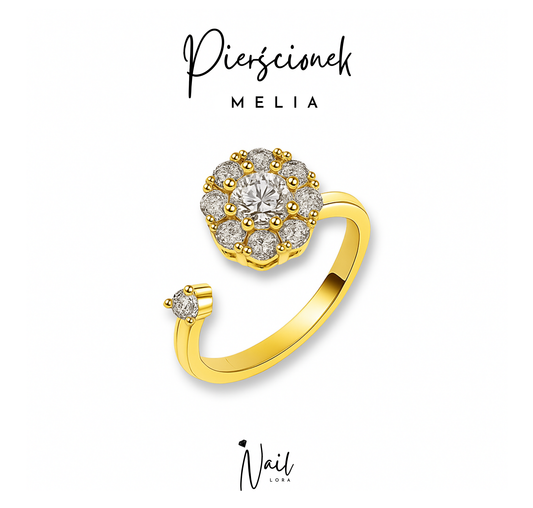 Pierścionek Melia (złoty)